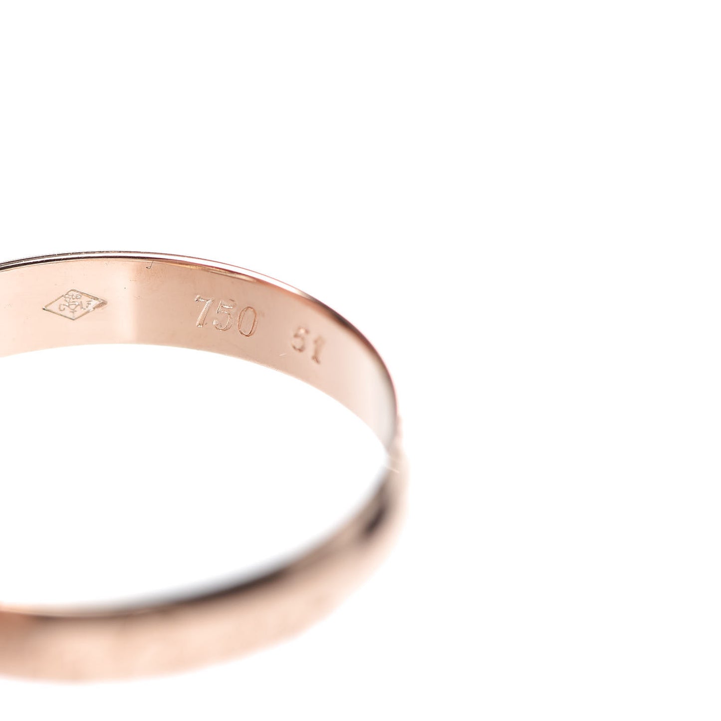 18K Pink Yellow White Gold Classic Les Must De Trinity Ring 51 5.75