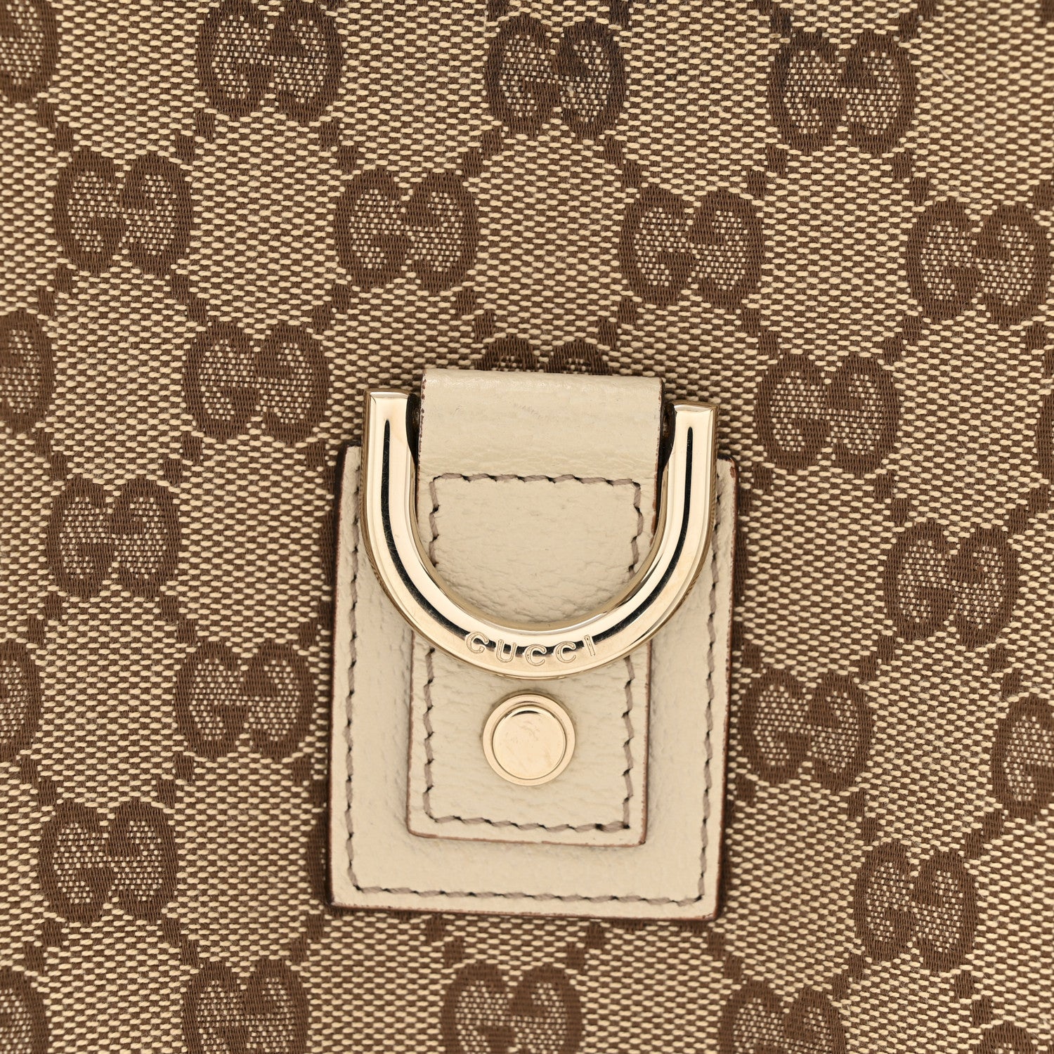 Gucci Monogram Medium Abbey D Ring Hobo Off White 12 of 13