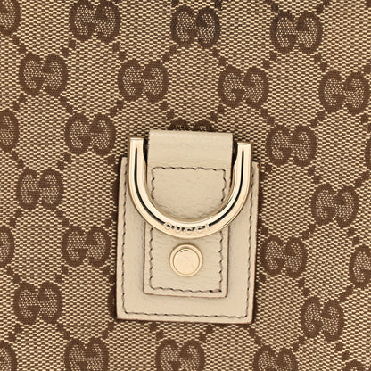 Gucci Monogram Medium Abbey D Ring Hobo Off White 12 of 13
