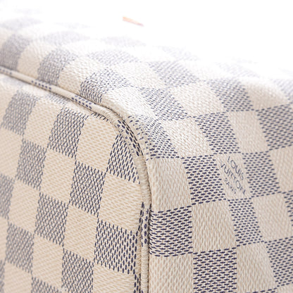 Louis Vuitton Damier Azur Neo Neverfull MM Rose Ballerine 11 of 16