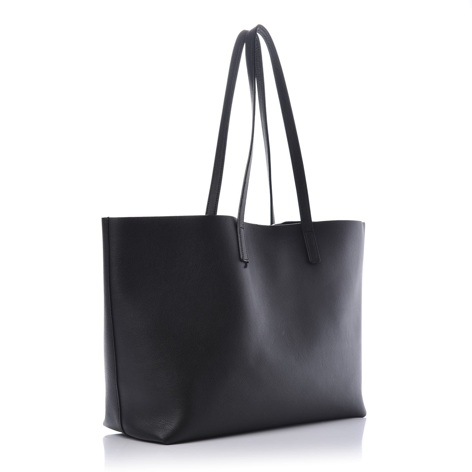 Saint Laurent Calfskin Large Shopping Tote Black 3 of 12