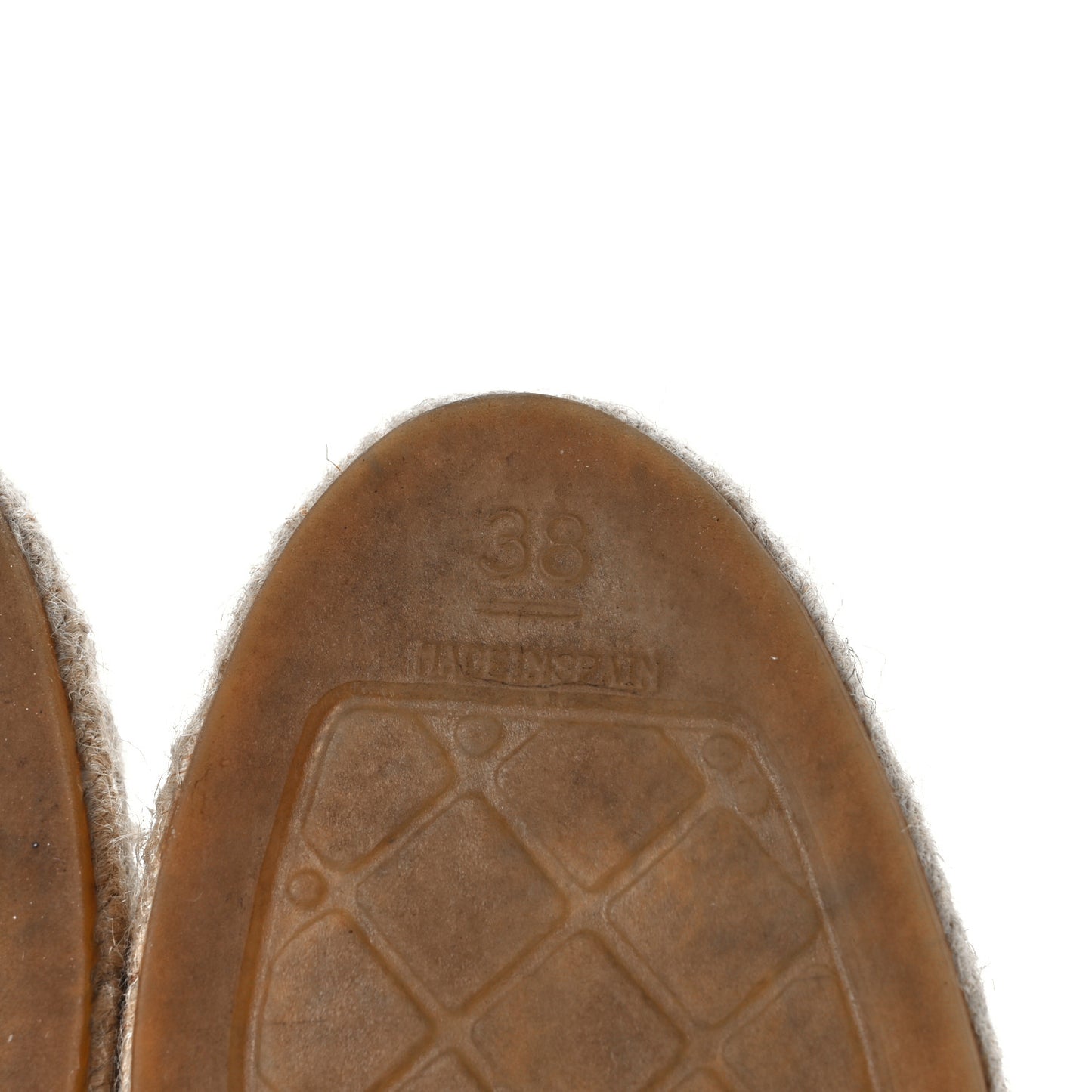 Lambskin CC Espadrilles 38 Beige Black