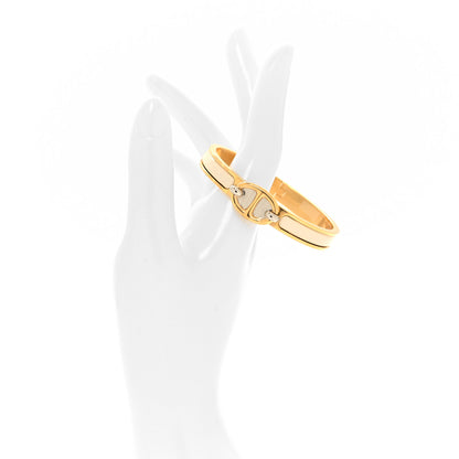 Hermes Enamel Mini Farandole Clic Chaine D'Ancre Bracelet Creme 2 of 5