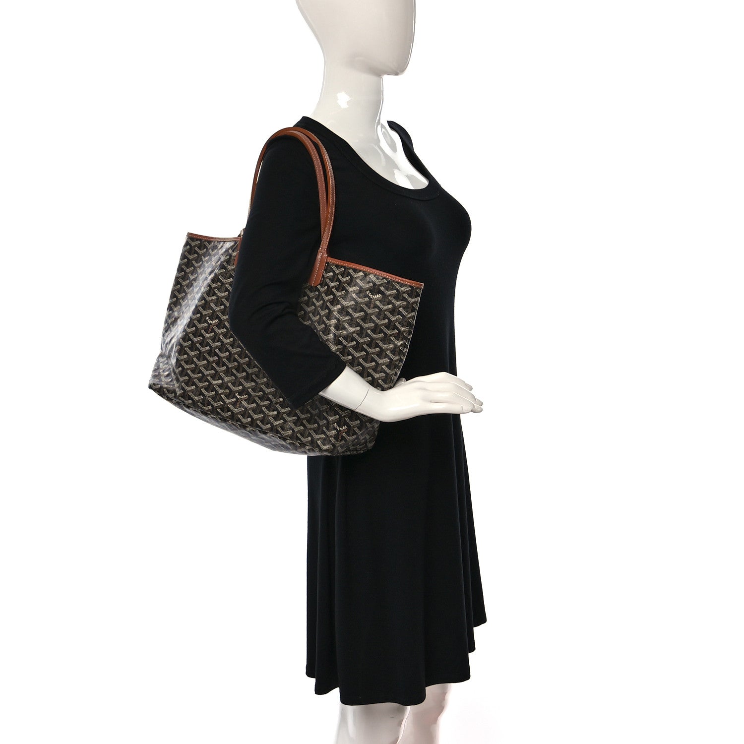 Goyard Goyardine Saint Louis PM Black Gold 2 of 10