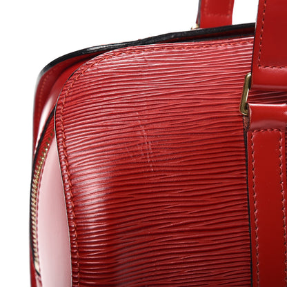 Louis Vuitton Epi Soufflot Castillan Red 9 of 9