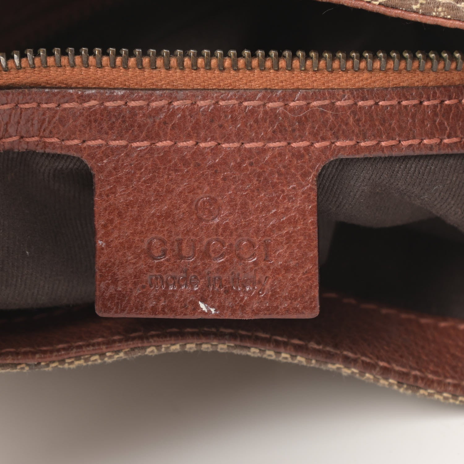 Gucci Monogram Mini Piston Lock Jackie O Hobo Brown 6 of 14
