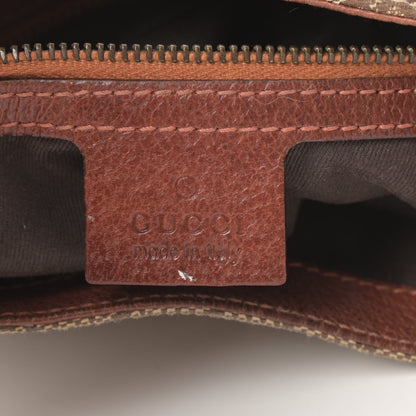 Gucci Monogram Mini Piston Lock Jackie O Hobo Brown 6 of 14