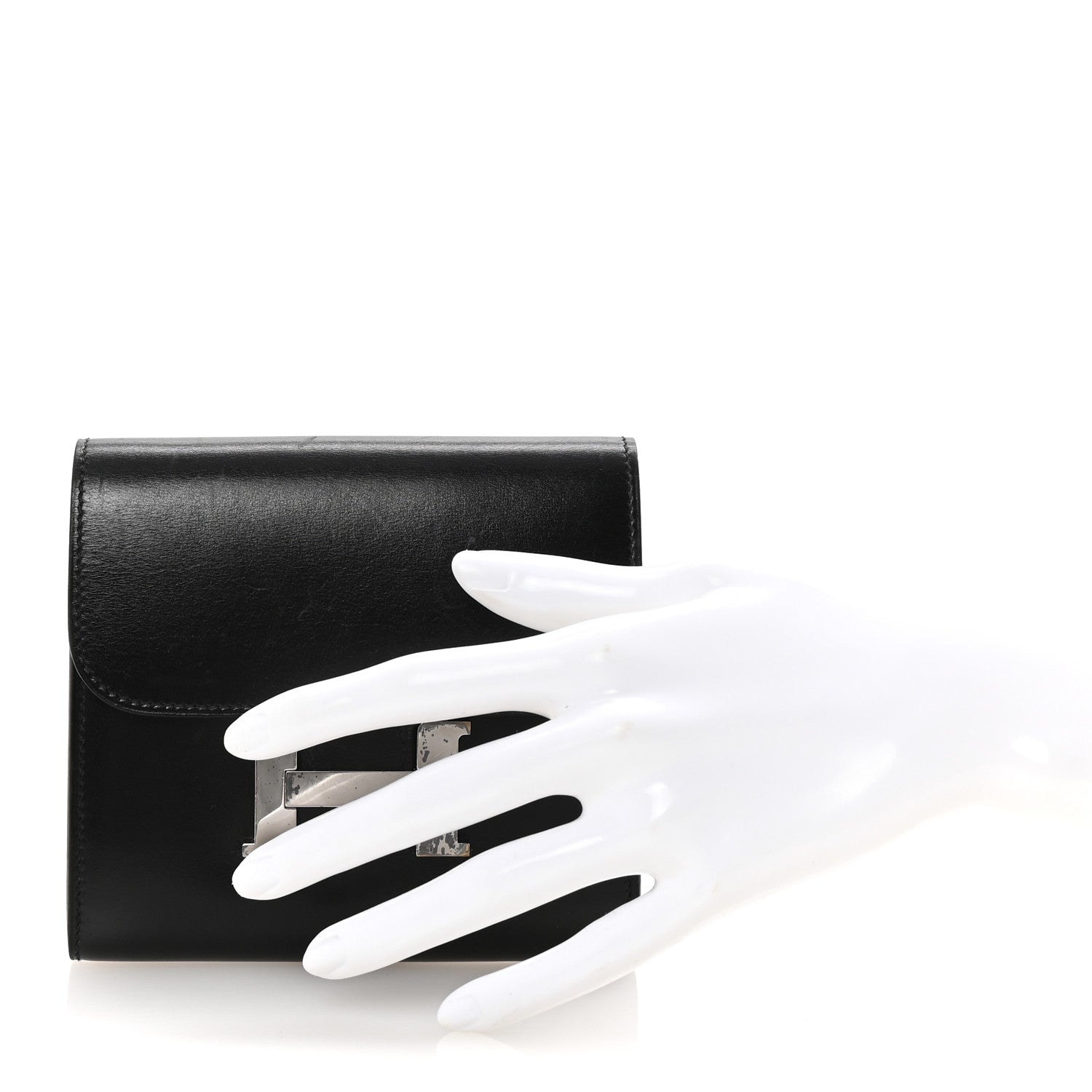 Hermes Box Constance Short Wallet Black 2 of 6