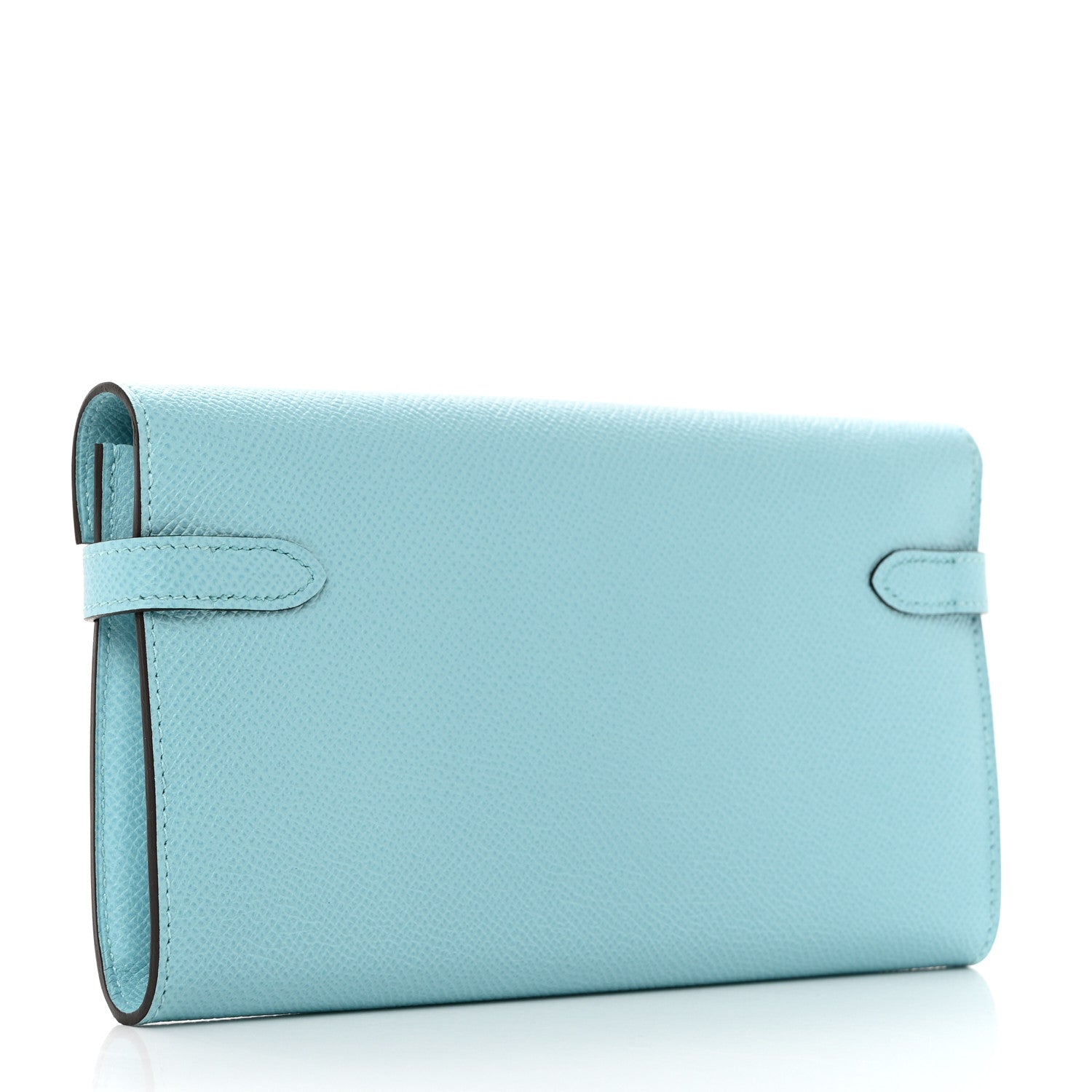 Hermes Epsom Kelly Longue Wallet Bleu Saint Cyr 3 of 9