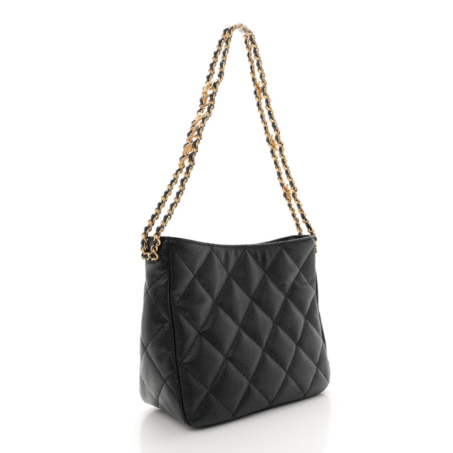 Chanel Caviar Quilted Small Pick Me Up Hobo Black 3 of 10