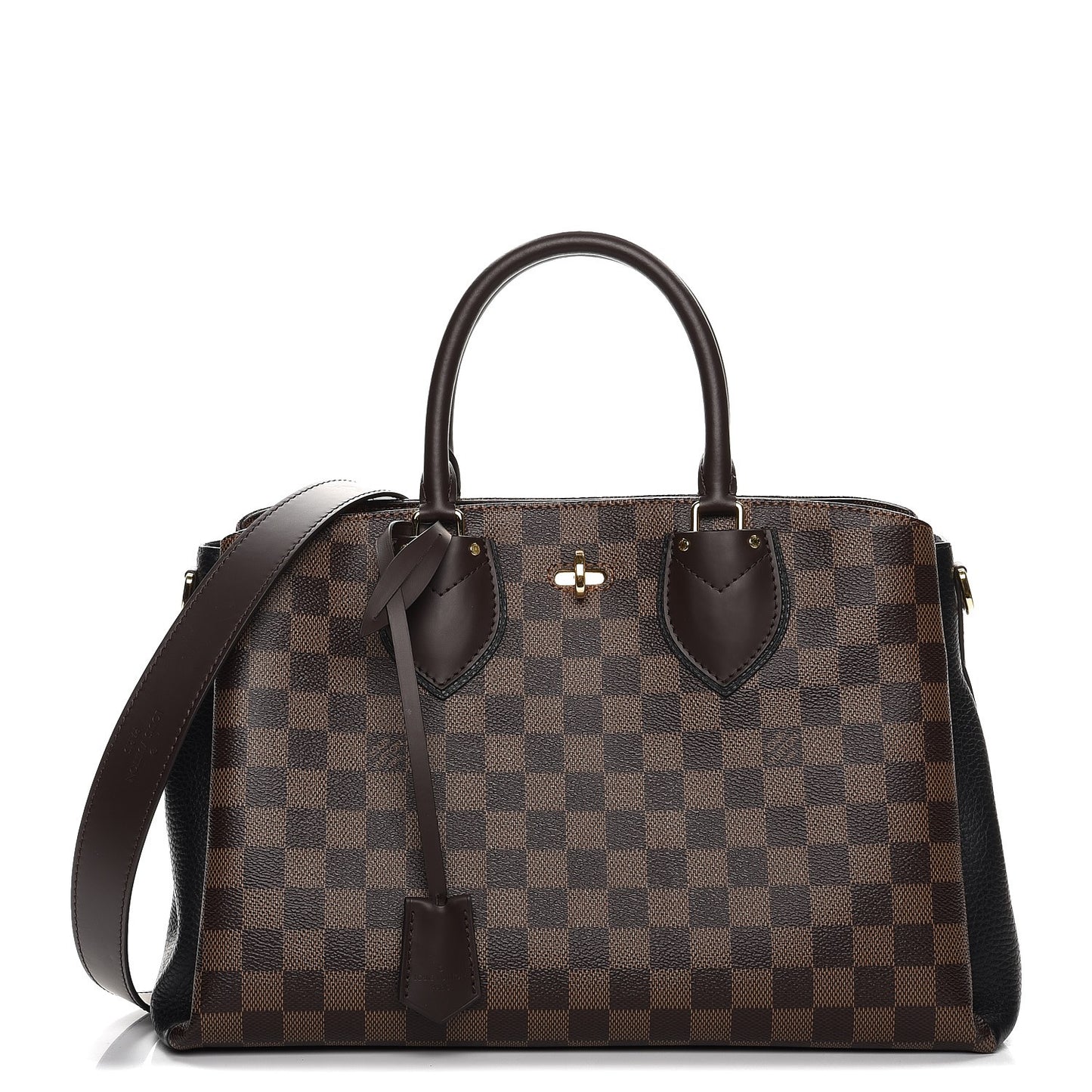 Cuir Taurillon Damier Ebene Normandy Black