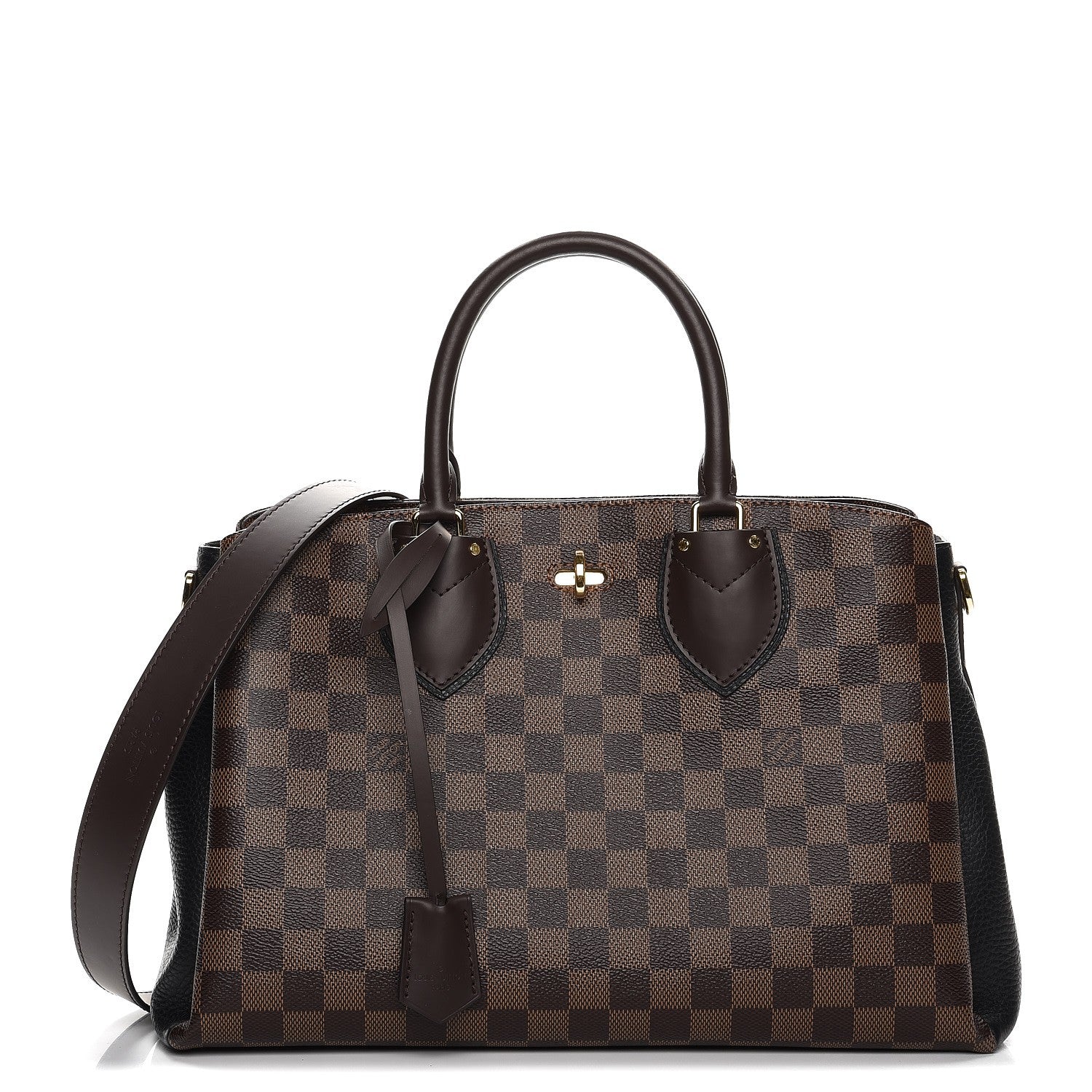 Louis Vuitton Cuir Taurillon Damier Ebene Normandy Black 1 of 8