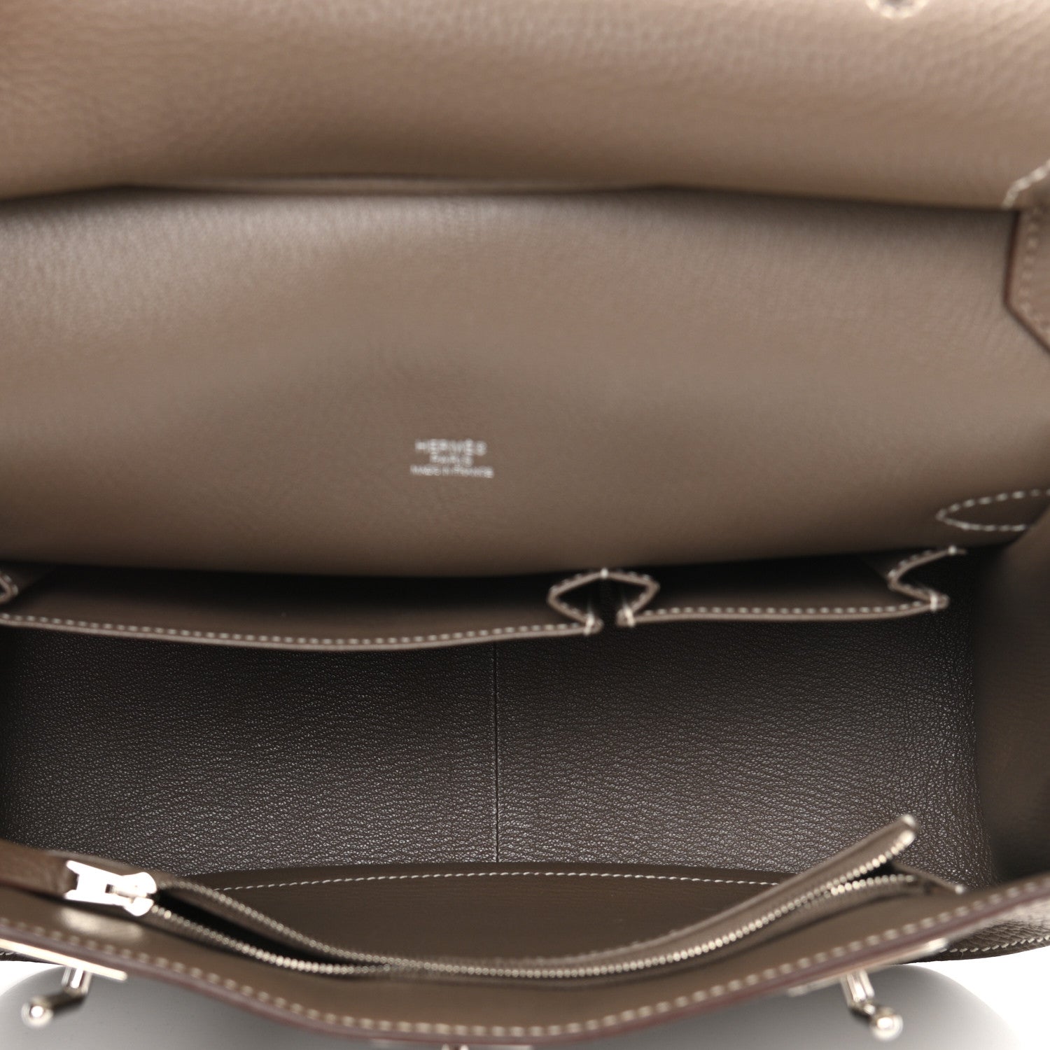 Hermes Taurillon Clemence Jypsiere 31 Etoupe 5 of 11
