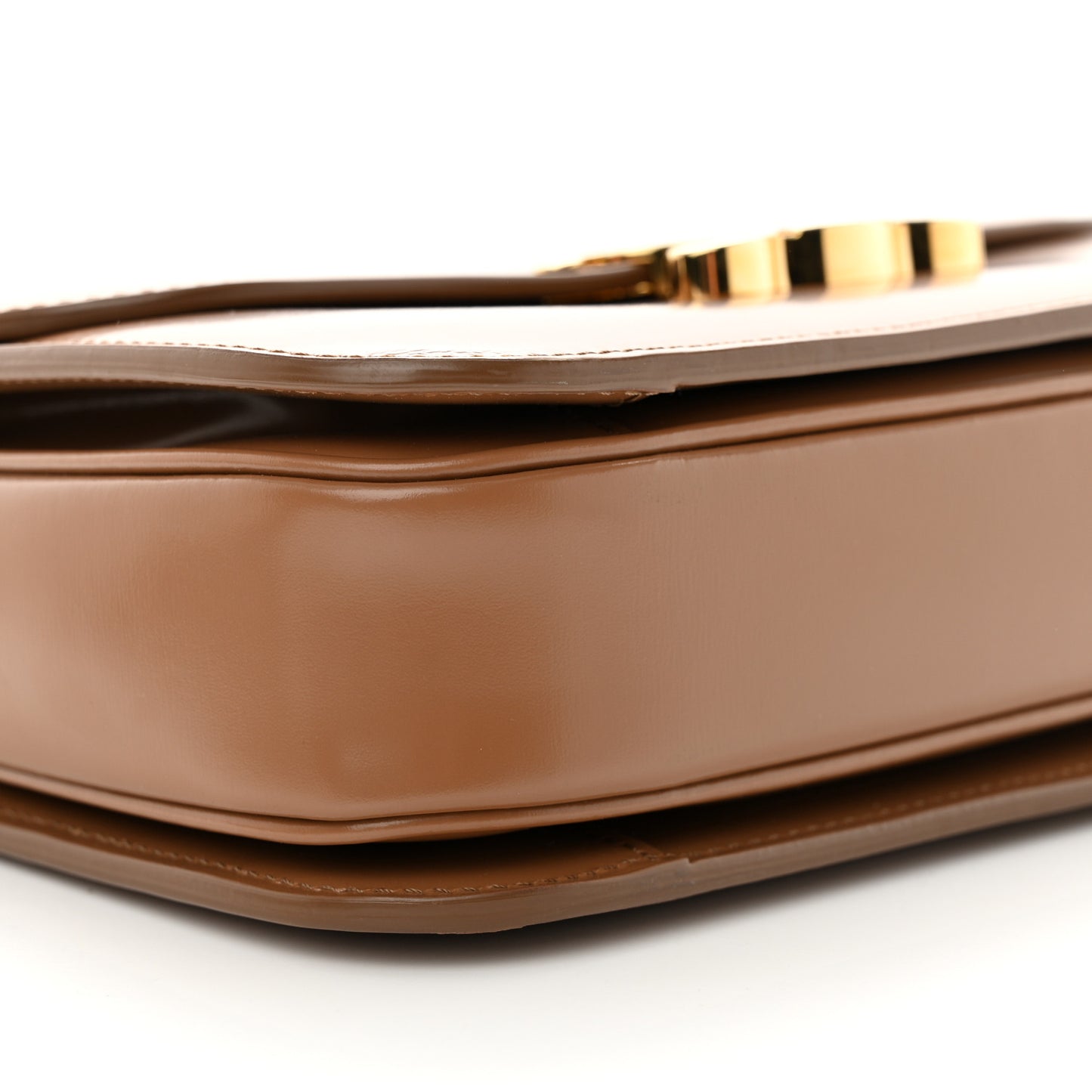 Shiny Calfskin Medium Triomphe Bronze