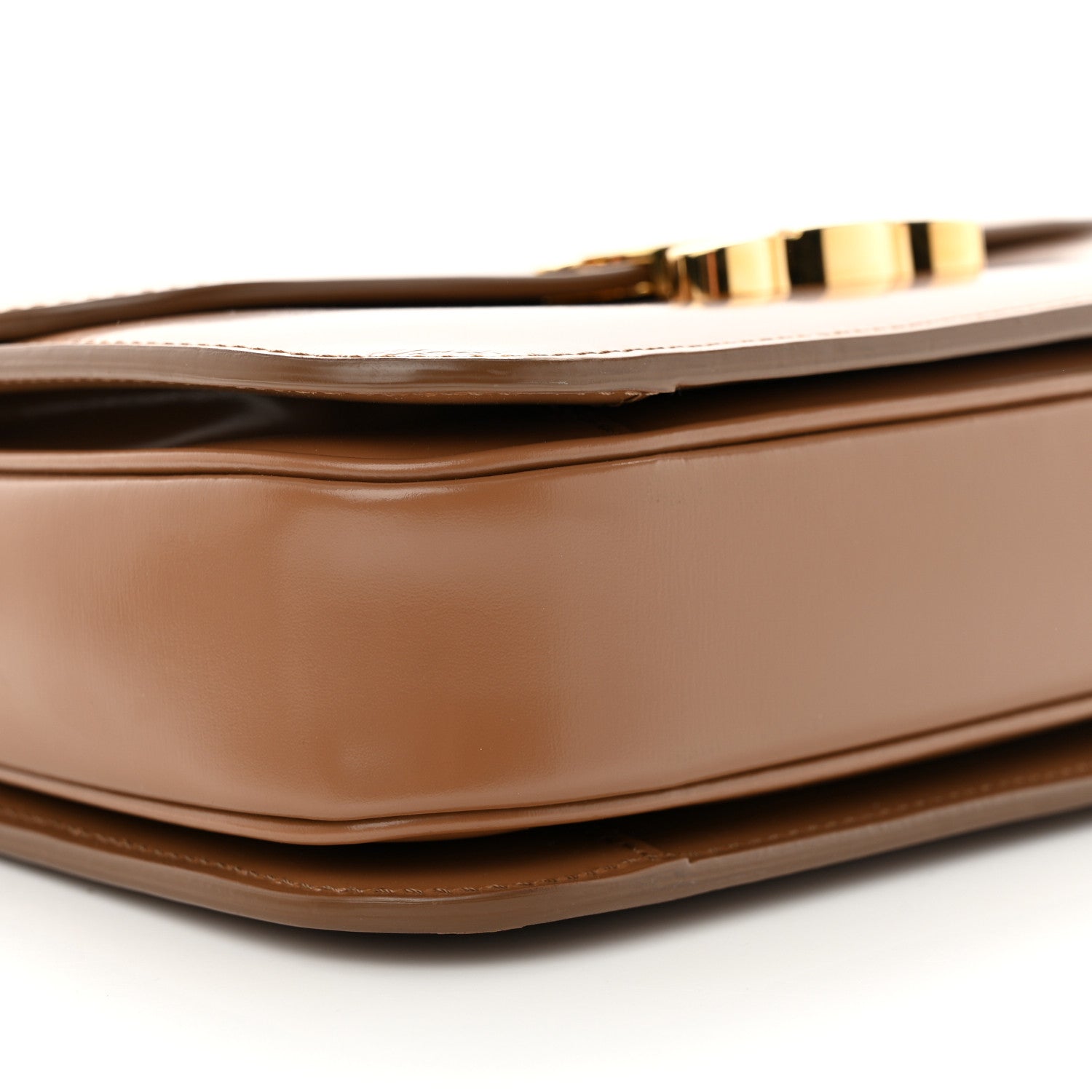 Celine Shiny Calfskin Medium Triomphe Bronze 9 of 12