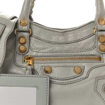 Balenciaga Agneau Giant 12 Gold Hardware Mini City Gris Melange 8 of 19