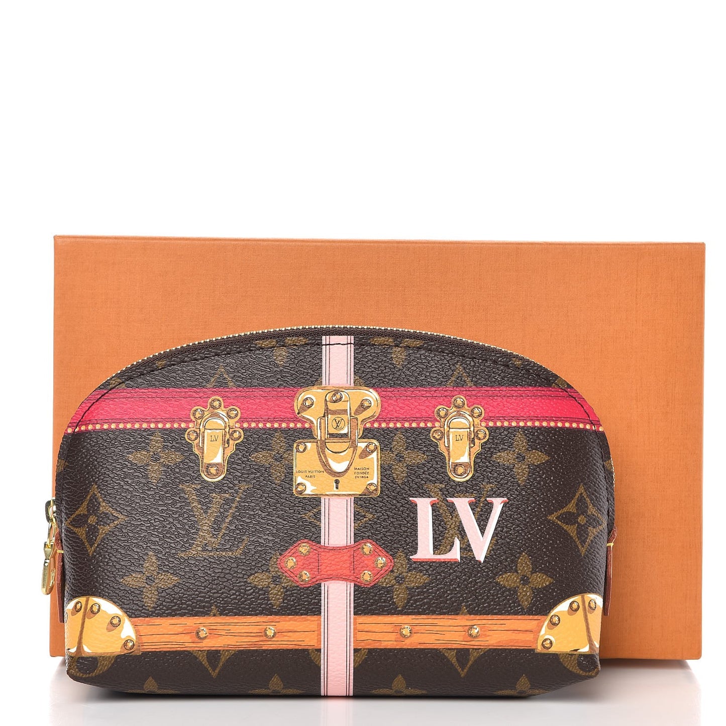 Monogram Summer Trunks Cosmetic Pouch PM
