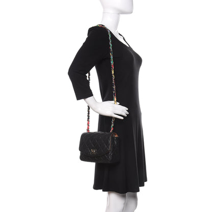 Chanel Lambskin Mixed Fibers Quilted Cocovado Flap Black 2 of 10