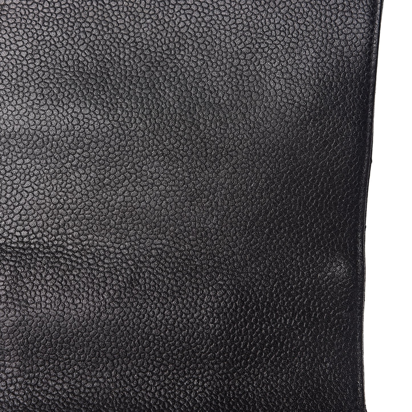 Caviar Quilted Jumbo Kelly Flap Black