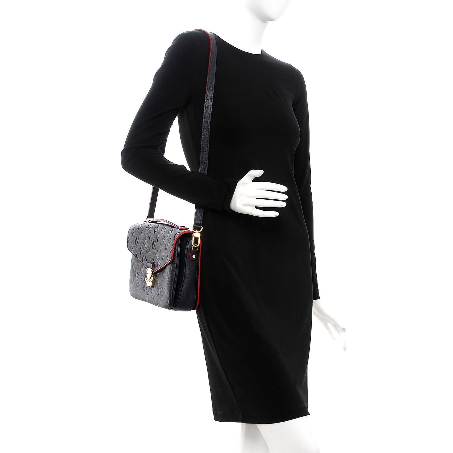 Empreinte Pochette Metis Marine Rouge