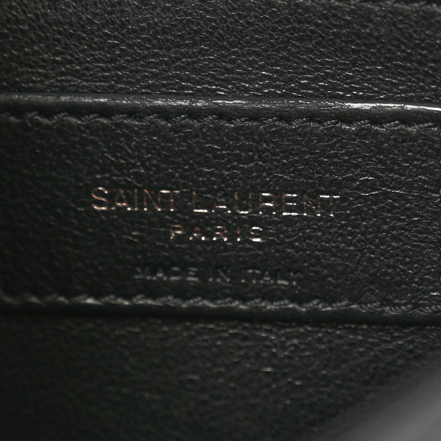 Saint Laurent Crinkled Calfskin Matelasse Monogram Baby Niki Chain Satchel Black 6 of 11