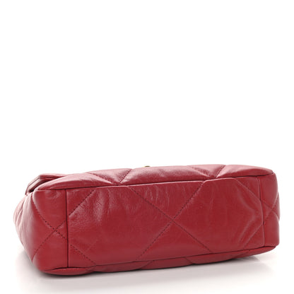 Chanel Goatskin Quilted Medium Chanel 19 Flap Red 4 of 9