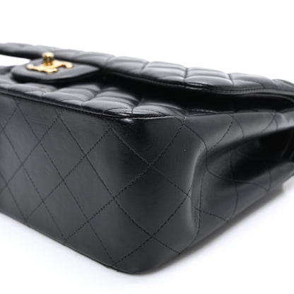 Chanel Lambskin Quilted Jumbo Double Flap Black 9 of 9