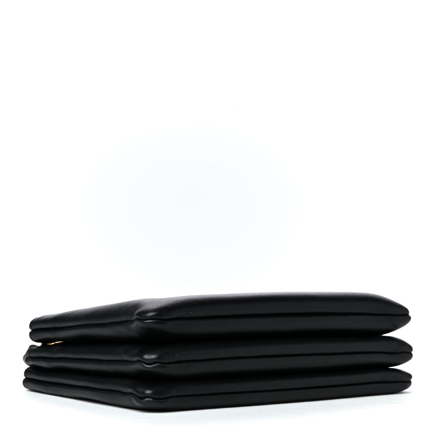 Lambskin Large Trio Crossbody Bag Black