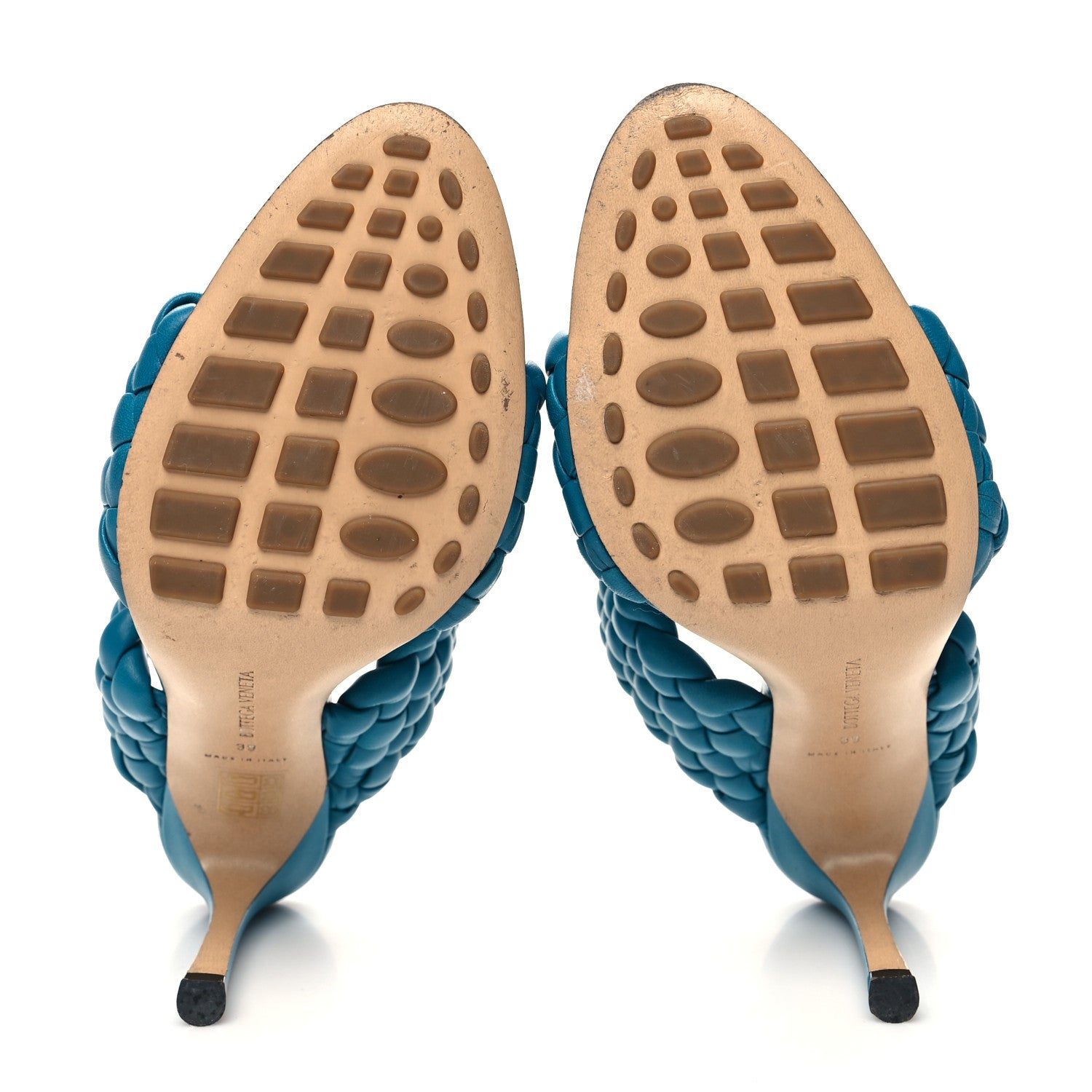 Bottega Veneta Nappa Twisted Padded Intrecciato Curve Slide Sandals 39 Bleuette 5 of 8