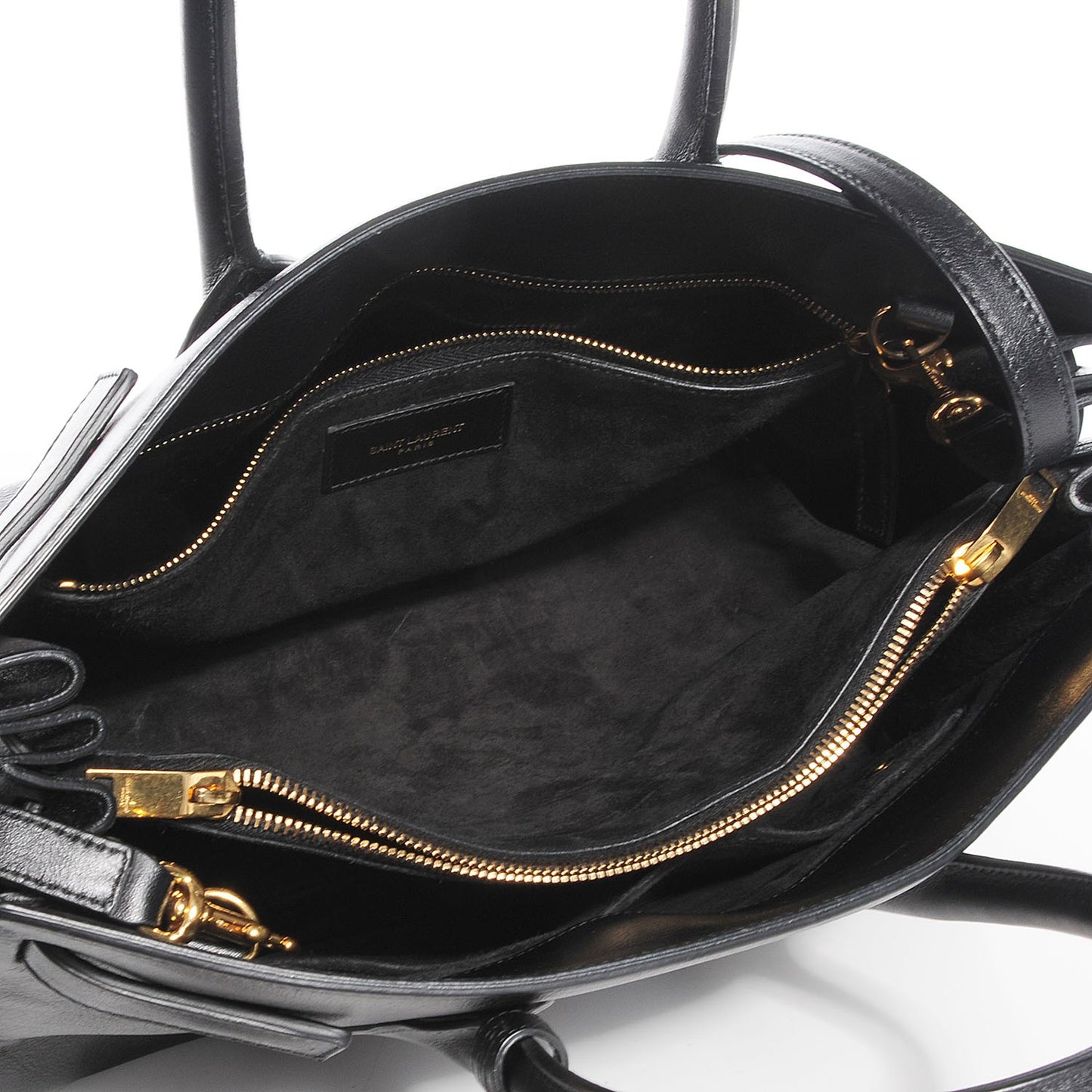 Calfskin Small Sac De Jour Black