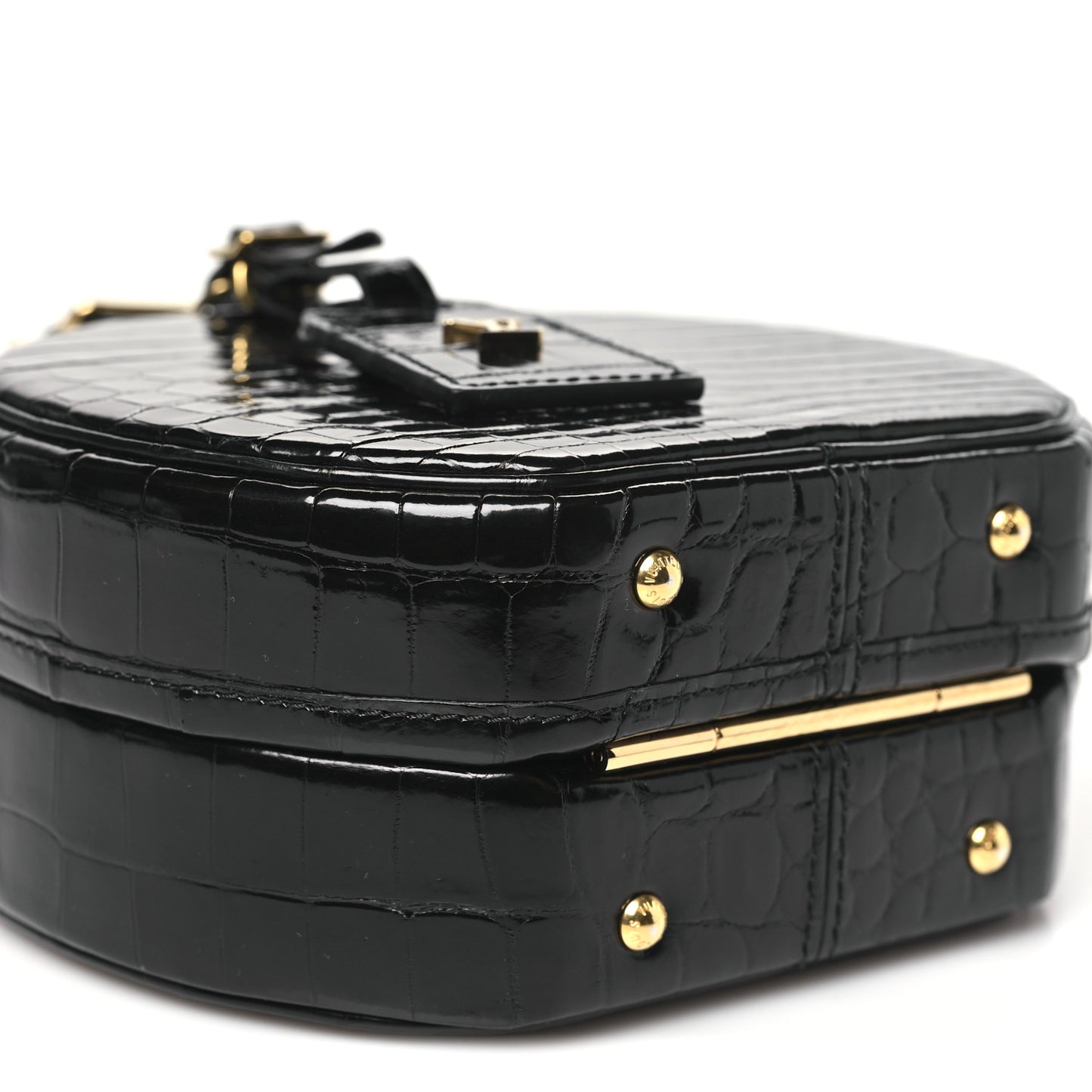 Crocodile Petite Boite Chapeau Black