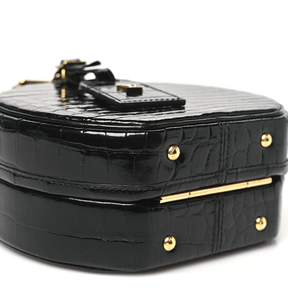 Louis Vuitton Crocodile Petite Boite Chapeau Black 8 of 9
