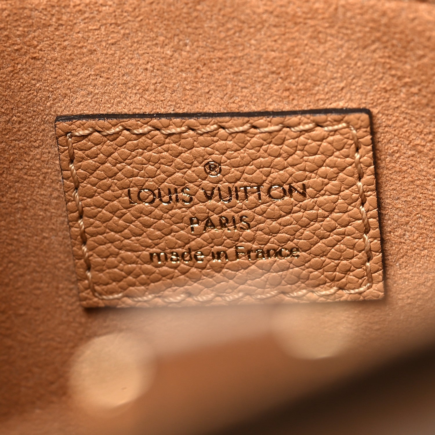 Louis Vuitton Empreinte Monogram Giant Onthego PM Arizona Creme 5 of 10
