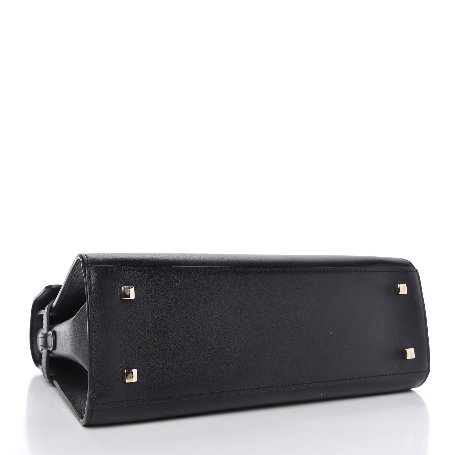 Delvaux Calfskin MM Tempete Satchel Black 4 of 9