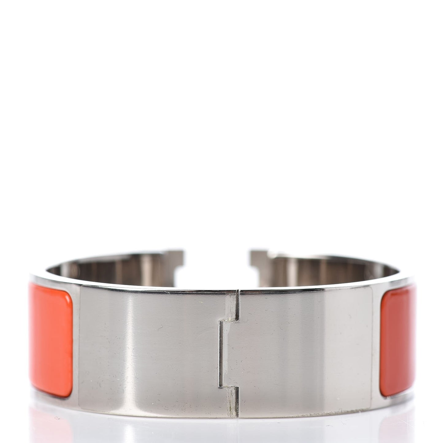 Enamel Wide Clic Clac H Bracelet PM Orange
