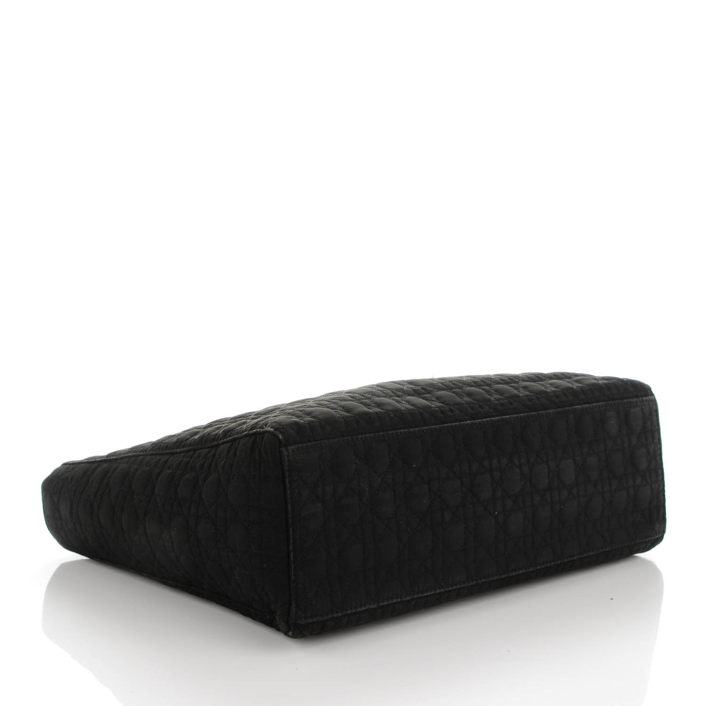 Nylon Cannage Large Lady Dior Black