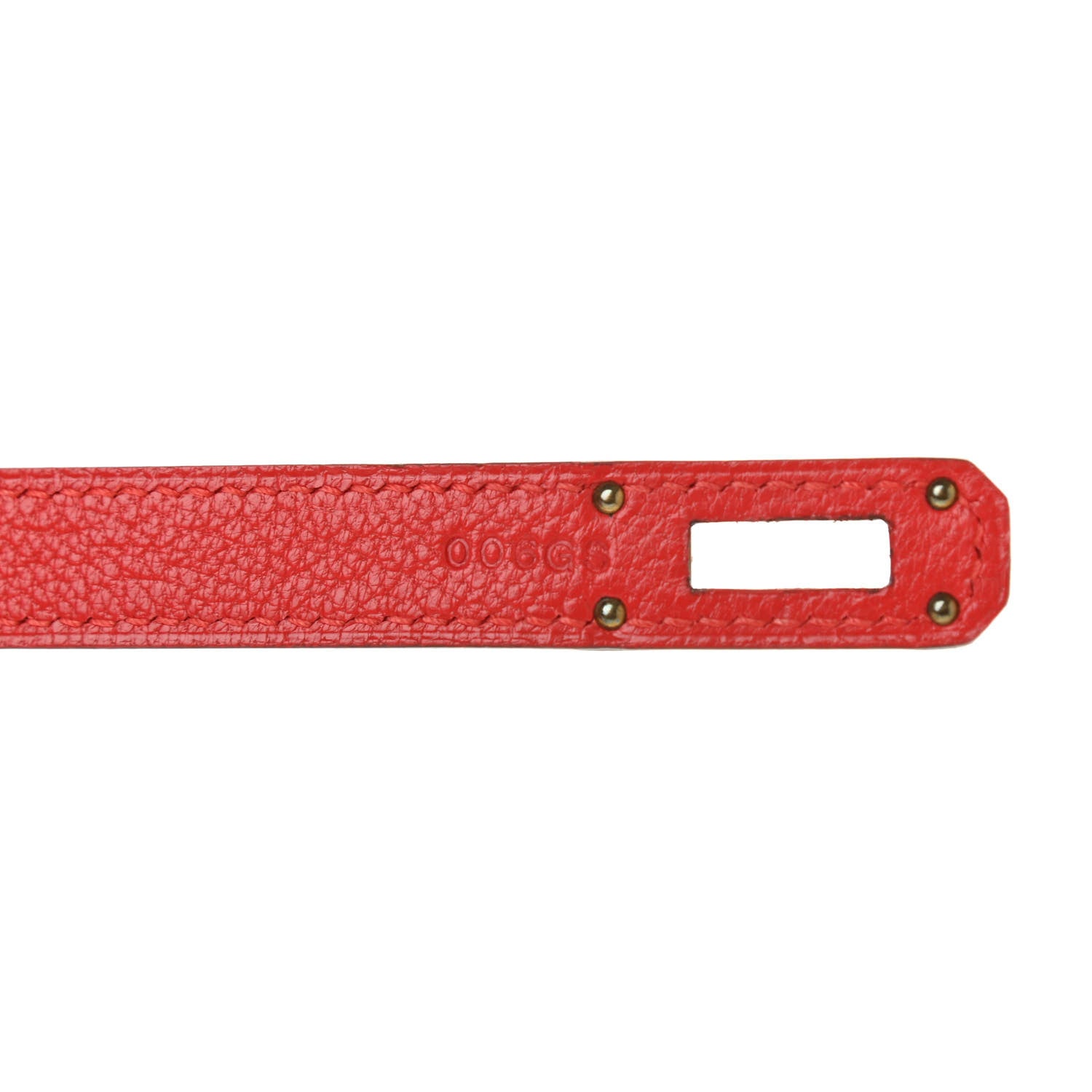Hermes Chevre Mysore Kelly Longue Wallet Rouge Tomate 7 of 9