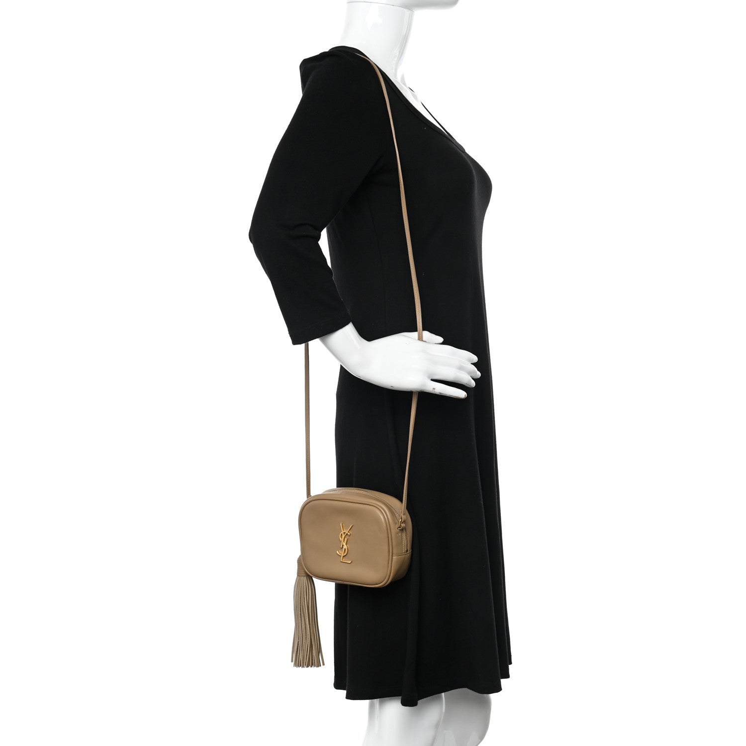 Saint Laurent Nappa Monogram Blogger Bag Deep Beige 2 of 10