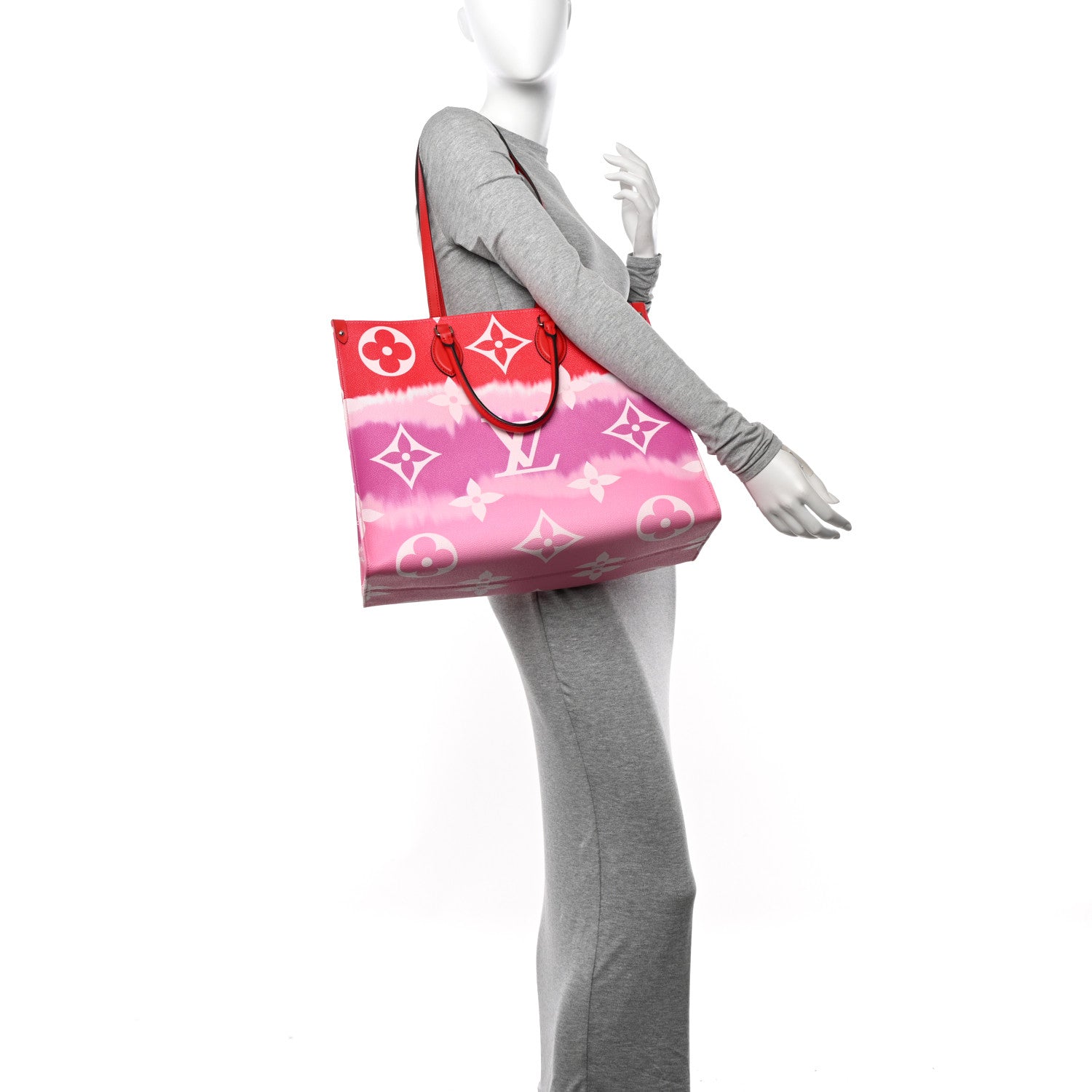 Louis Vuitton Monogram Escale Onthego GM Rouge 2 of 13