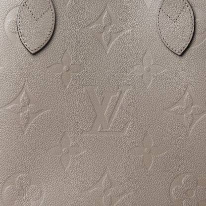 Louis Vuitton Empreinte Monogram Giant Neverfull MM Tourterelle 9 of 10