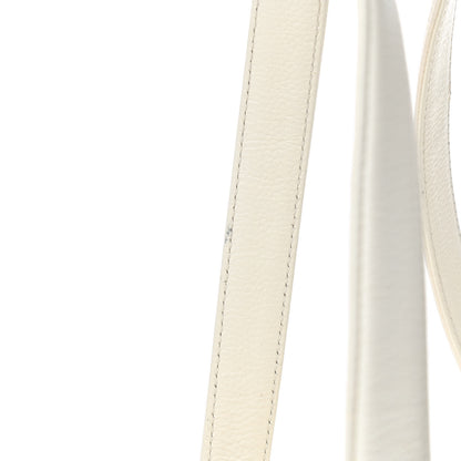 Chanel Caviar Square Stitched Bowler White 12 of 12