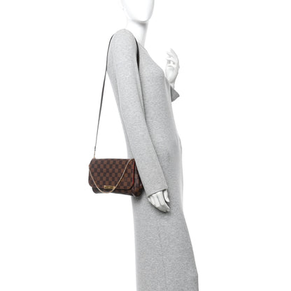 Louis Vuitton Damier Ebene Favorite MM 2 of 11