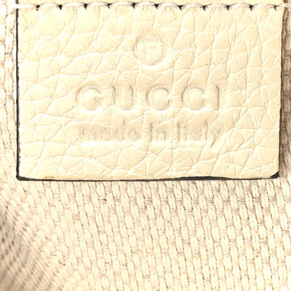 Gucci Pebbled Calfskin Small Soho Disco Bag Off White 6 of 9