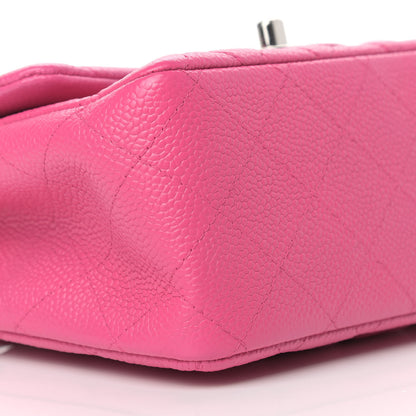 Chanel Caviar Quilted Mini Square Flap Pink 8 of 10