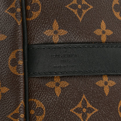 Louis Vuitton Monogram Macassar Keepall Bandouliere 55 6 of 11