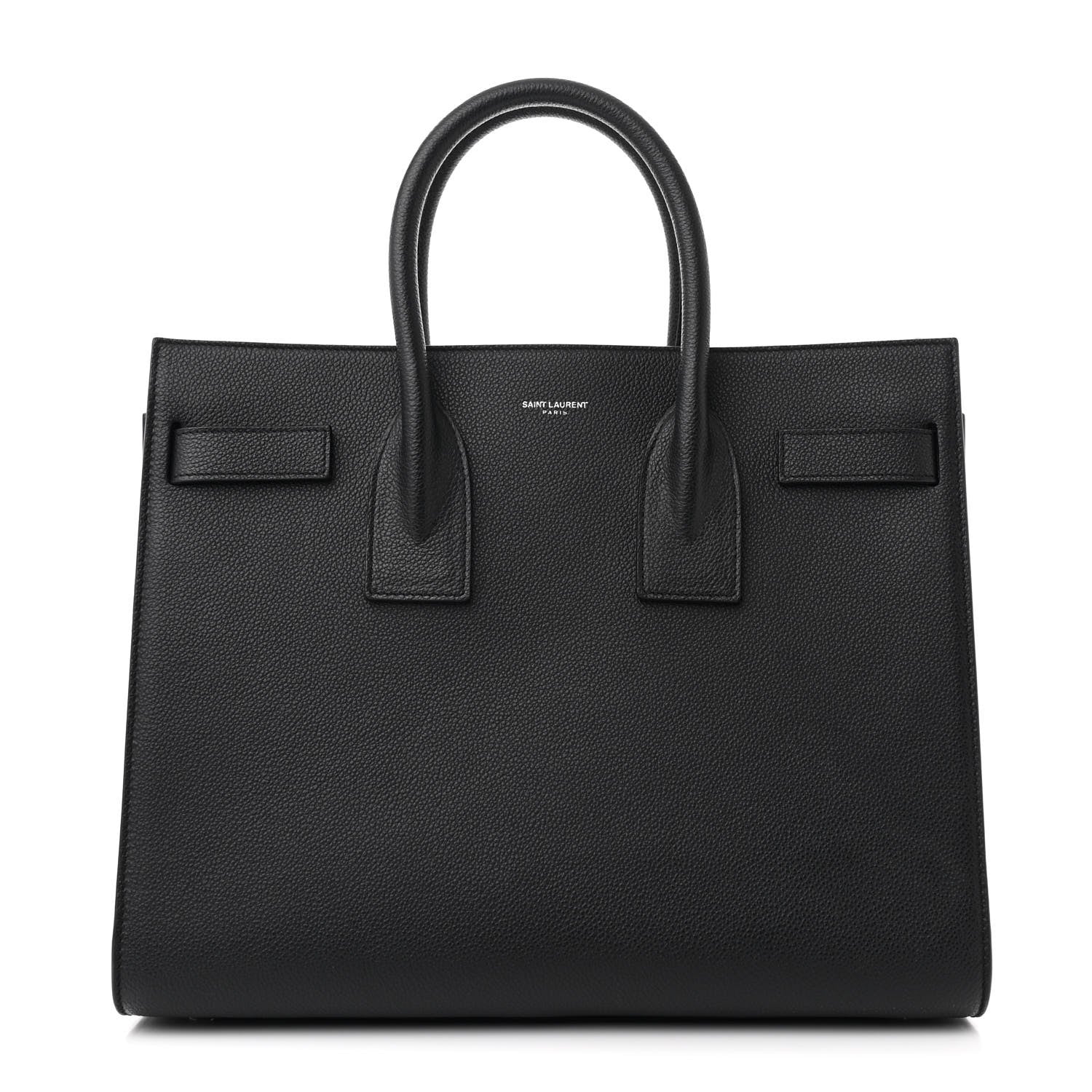 Saint Laurent Grained Calfskin Small Sac De Jour Black 1 of 11