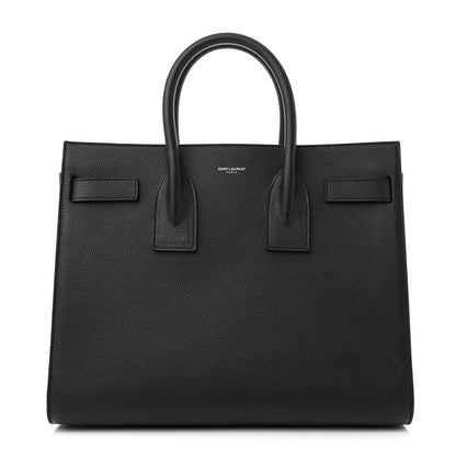 Saint Laurent Grained Calfskin Small Sac De Jour Black 1 of 11