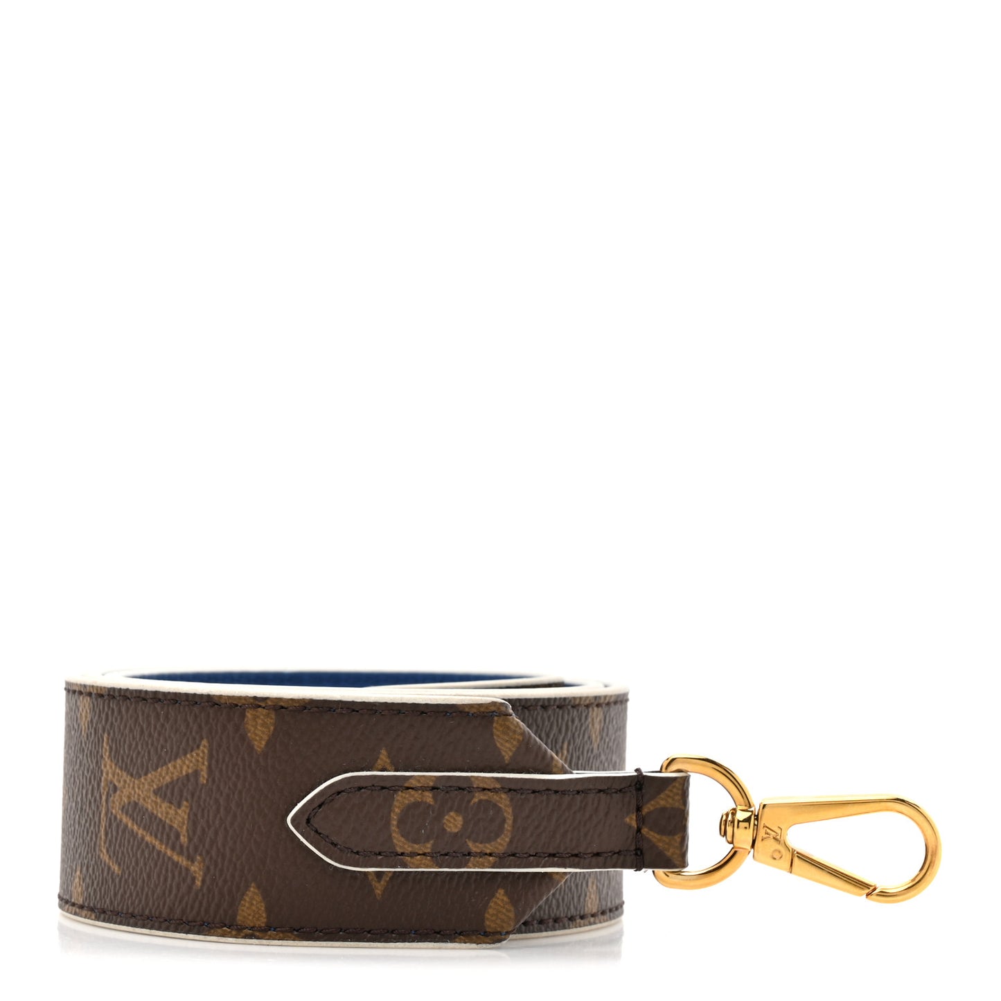 Monogram Bandouliere Shoulder Strap Blue