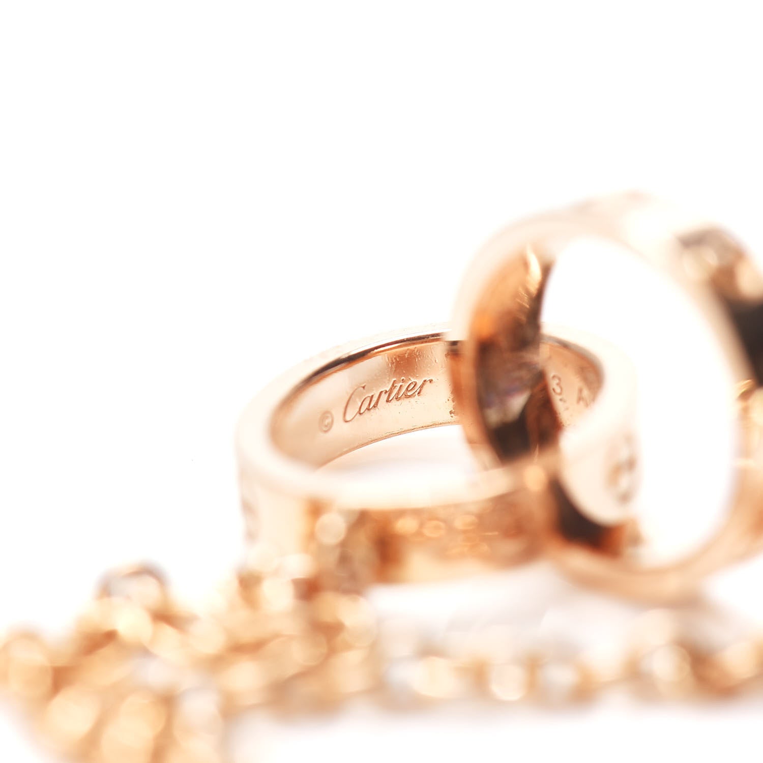 Cartier 18K Pink Gold Interlocking LOVE Bracelet 4 of 4