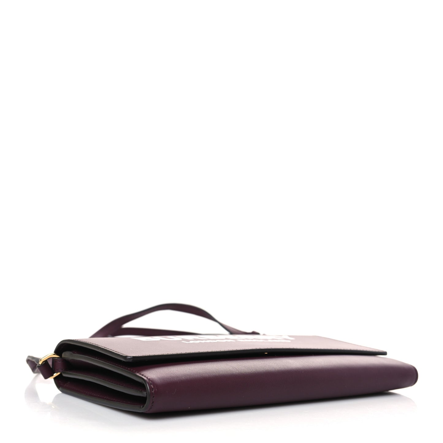 Calfskin Logo Hazelmere Wallet With Detachable Strap Deep Maroon